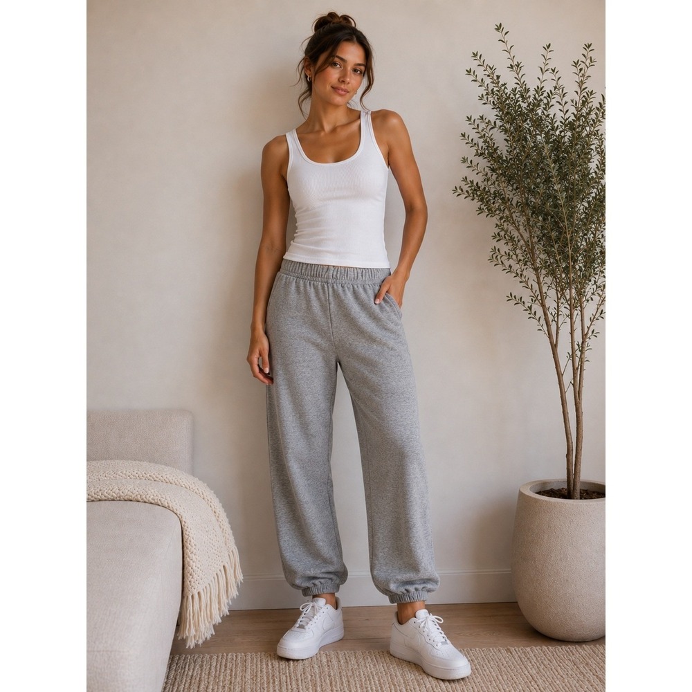 Lazypants Sweatpants‎ Womens Small Gray Loungewear Joggers Cozy Athleisure